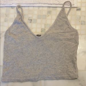 Brandy Melville grey tank top